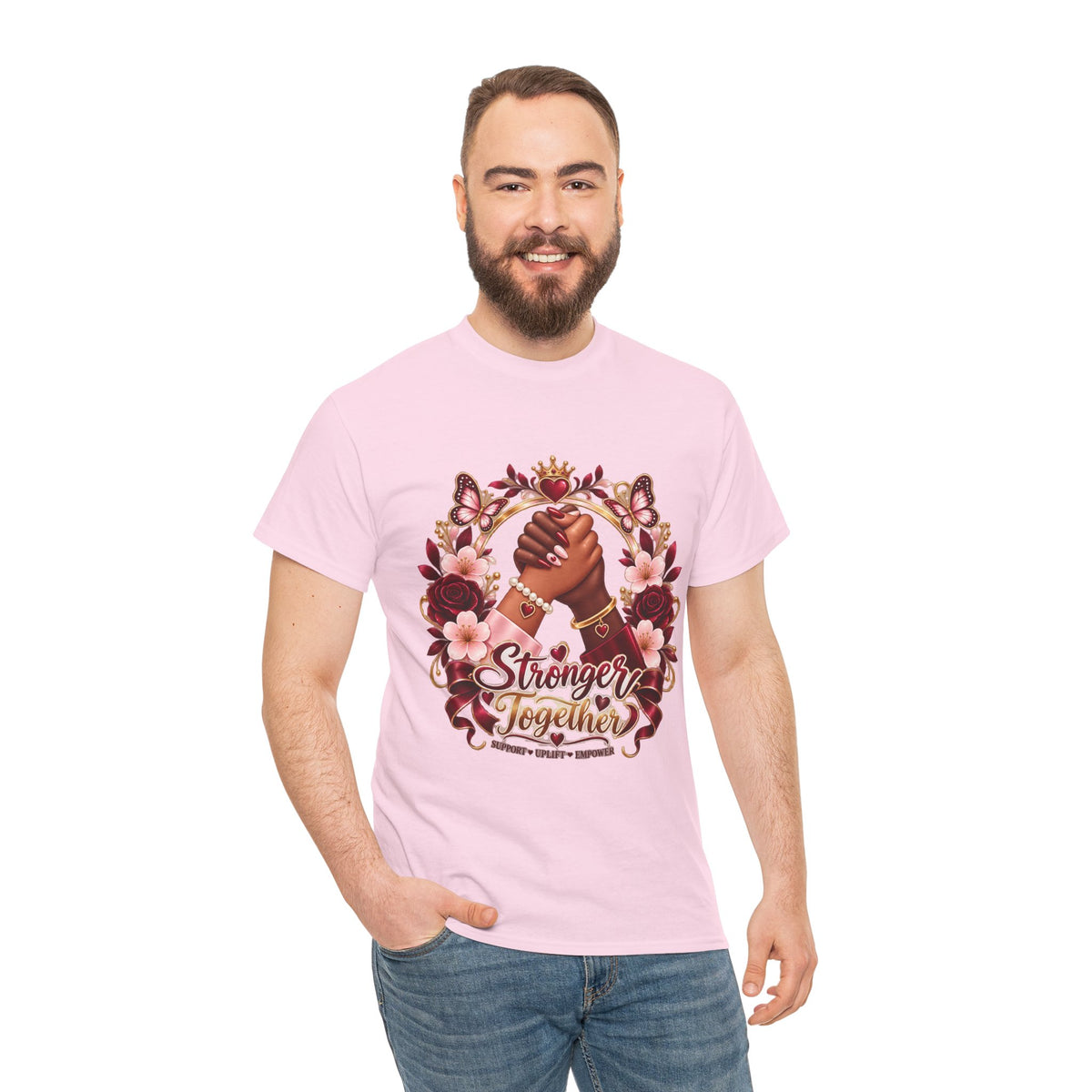 Stronger Together Floral Tee