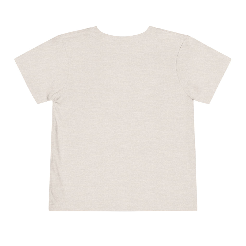Toddler Tee — "Little Boy Big Dreams" Blue Sports Graphic
