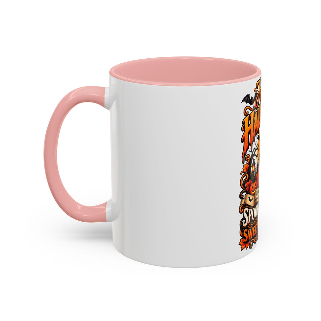 Happy Halloween Coffee Mug — 'Spooks, Treats and Sweet Memories' Accent Mug