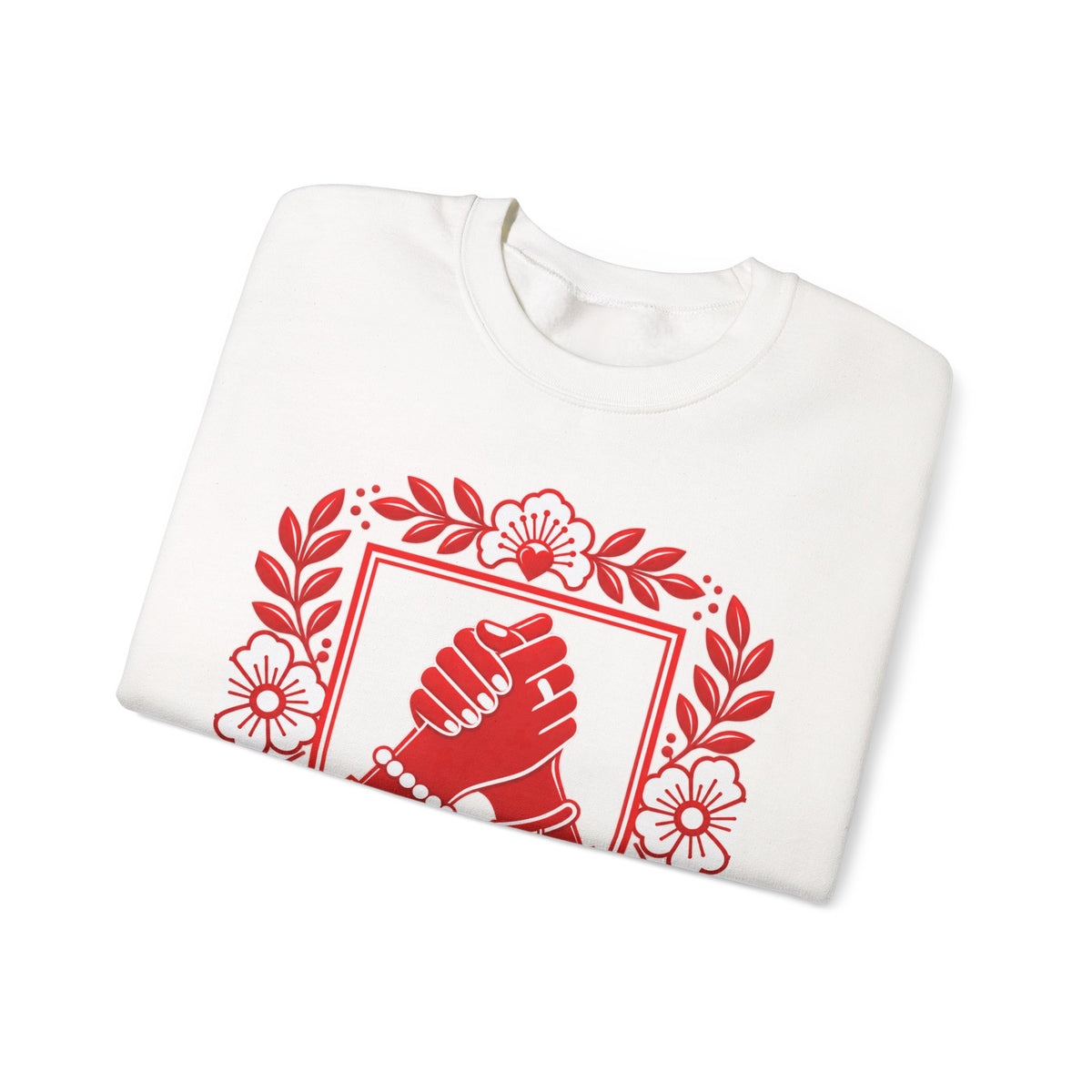 We Rise Together Crewneck Sweatshirt — Solidarity Graphic Sweatshirt