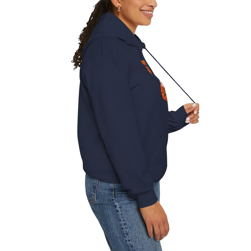 Halloween Cat Hoodie – "Happy Halloween" Pumpkin Cats Graphic