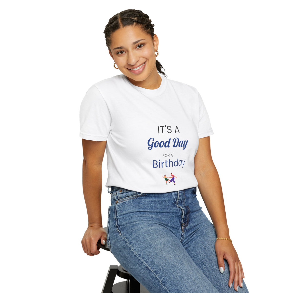 Birthday Graphic T-Shirt - "It's a Good Day for a Birthday"