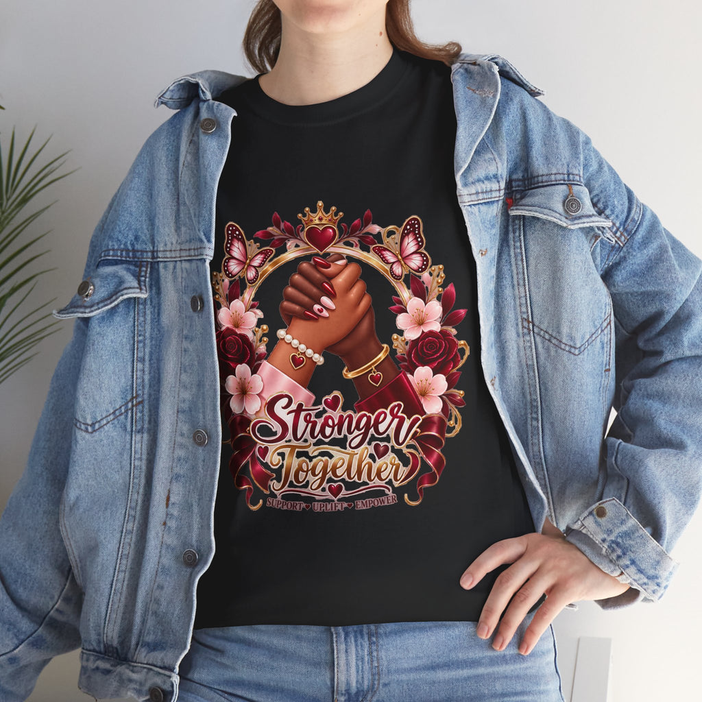 Stronger Together Floral Tee