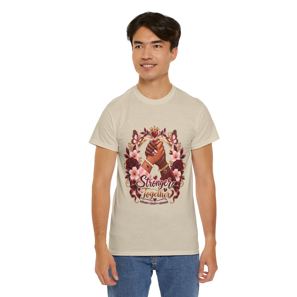 Stronger Together Floral Tee