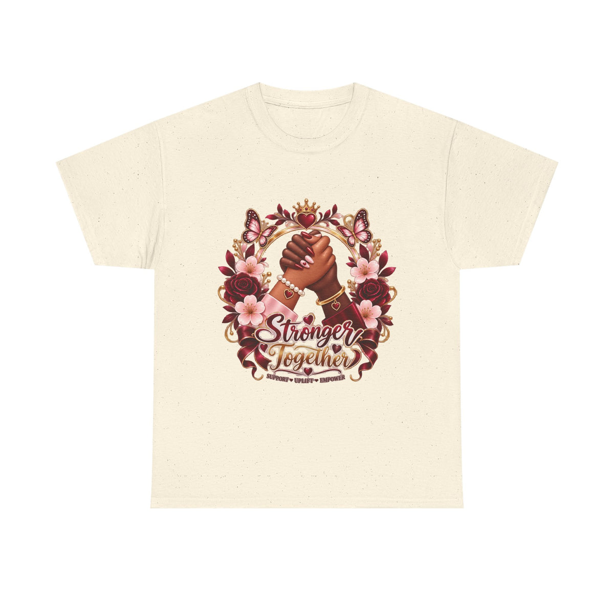 Stronger Together Floral Tee