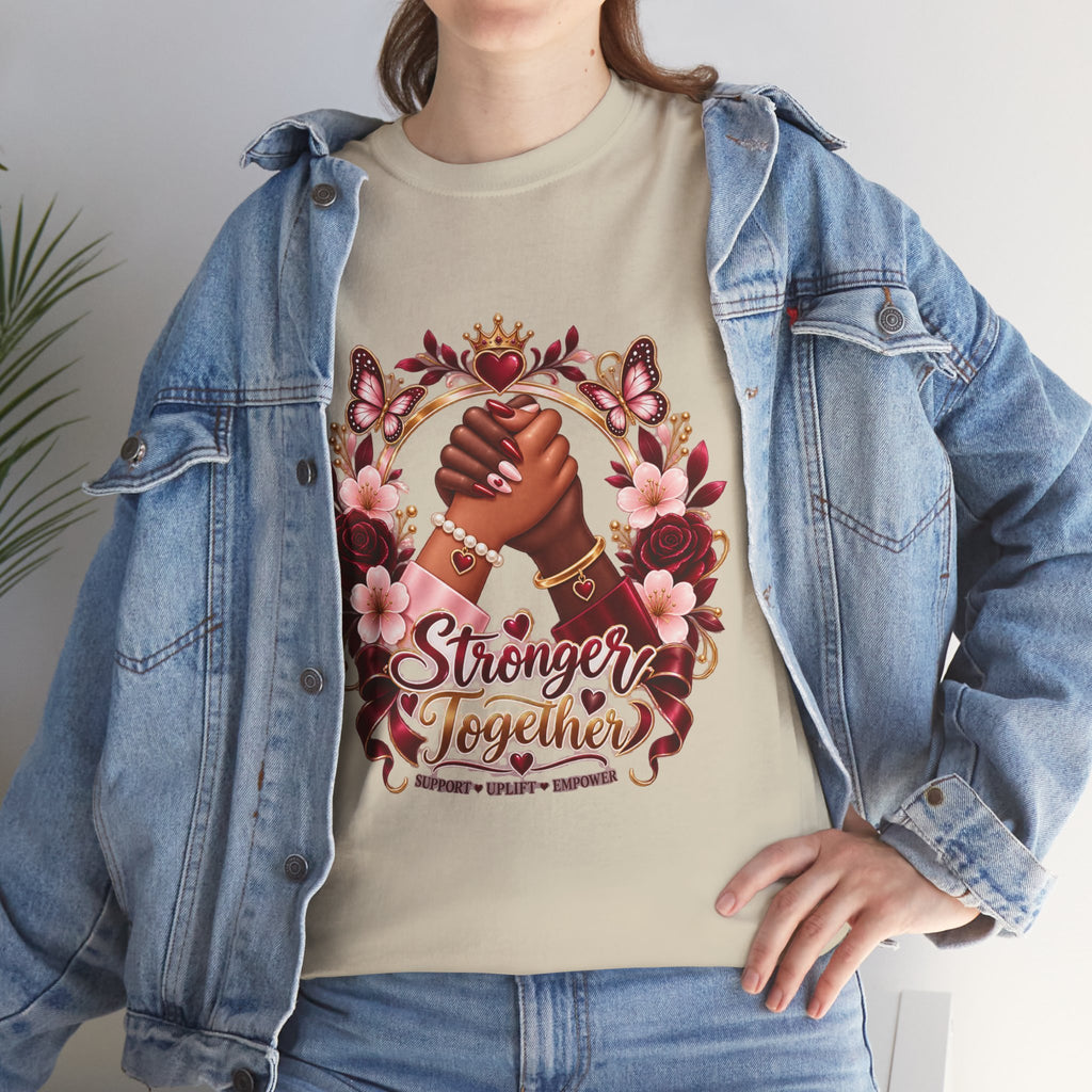 Stronger Together Floral Tee