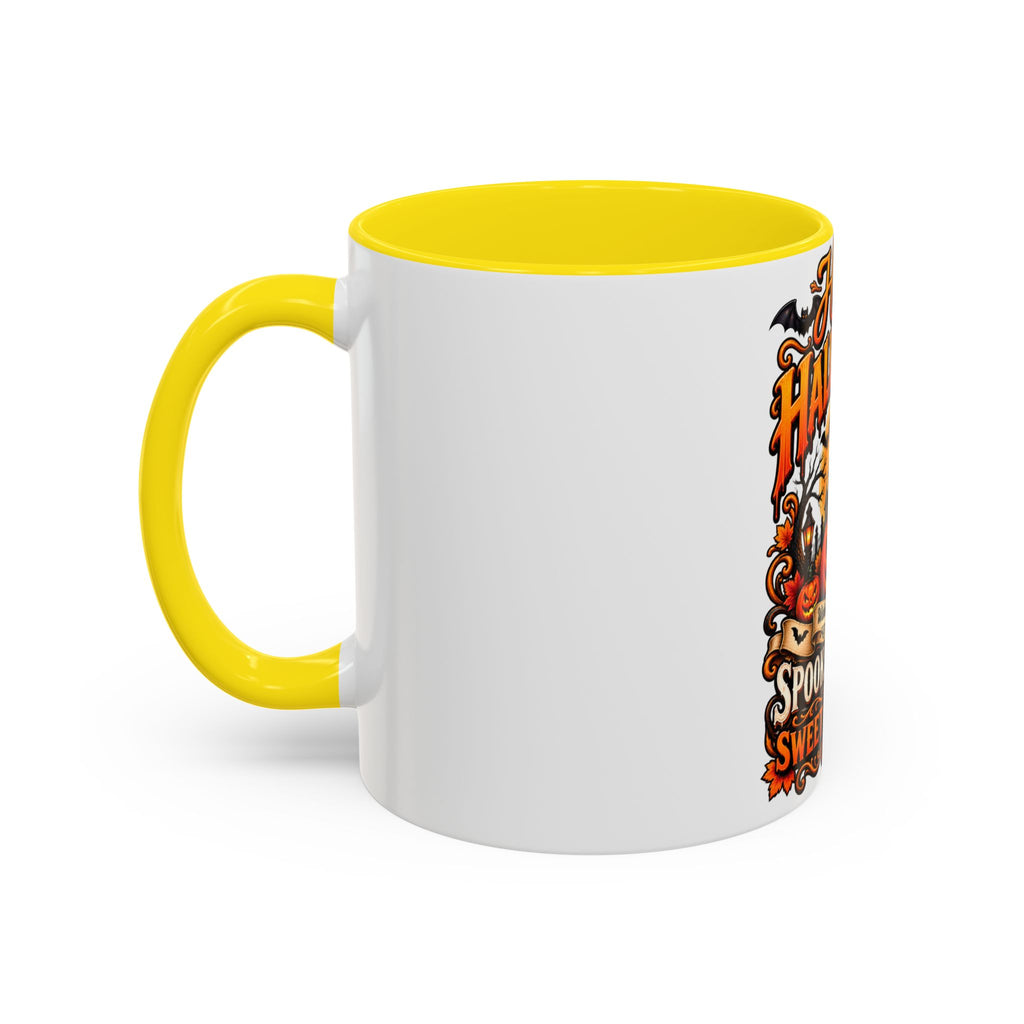 Happy Halloween Coffee Mug — 'Spooks, Treats and Sweet Memories' Accent Mug