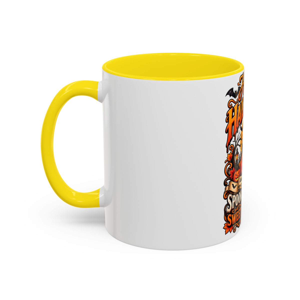 Happy Halloween Coffee Mug — 'Spooks, Treats and Sweet Memories' Accent Mug