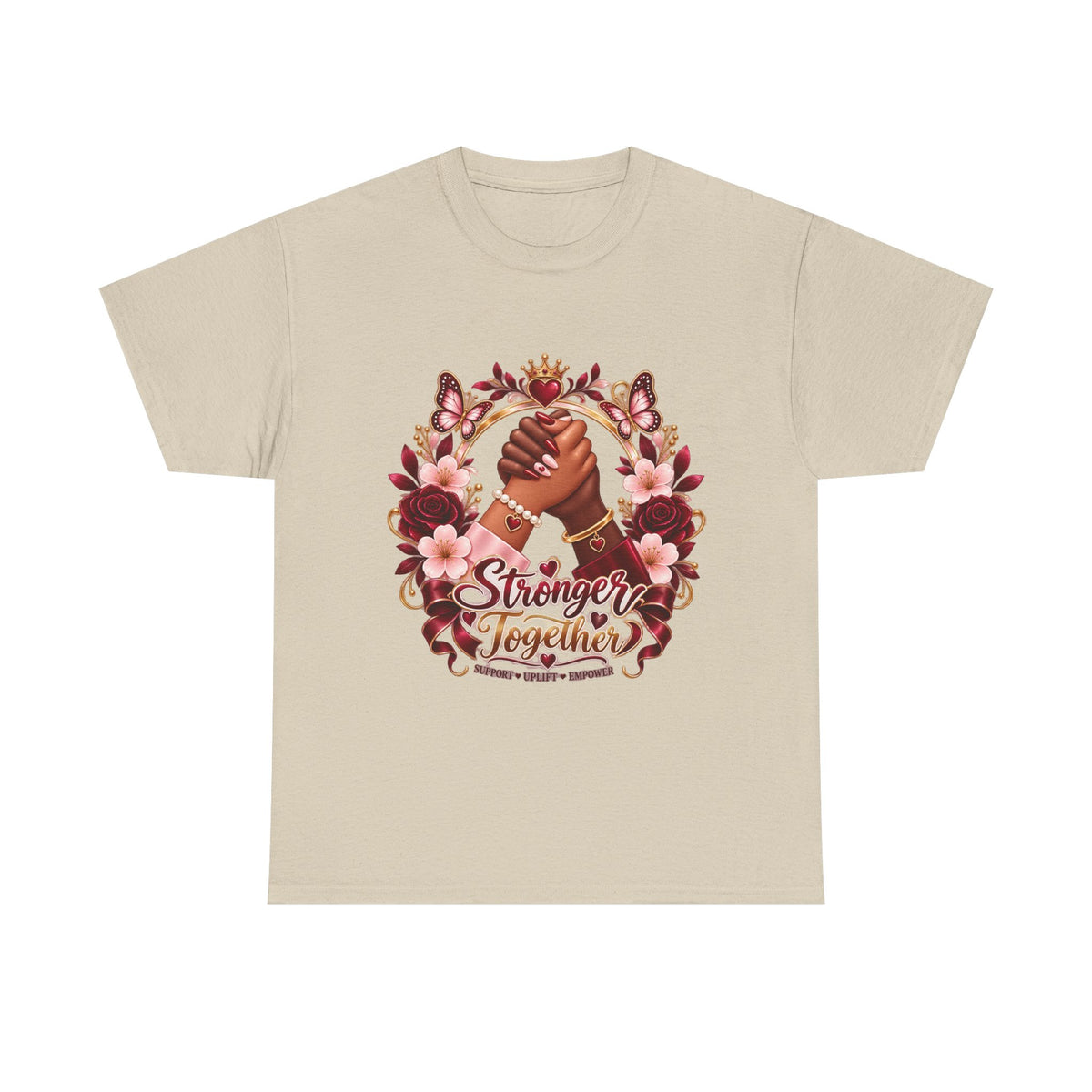 Stronger Together Floral Tee
