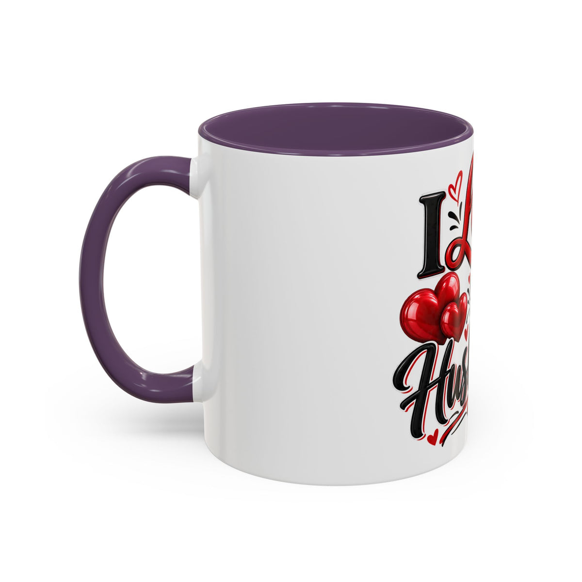 I Love My Husband Accent Coffee Mug – Romantic Valentine’s Day Gift