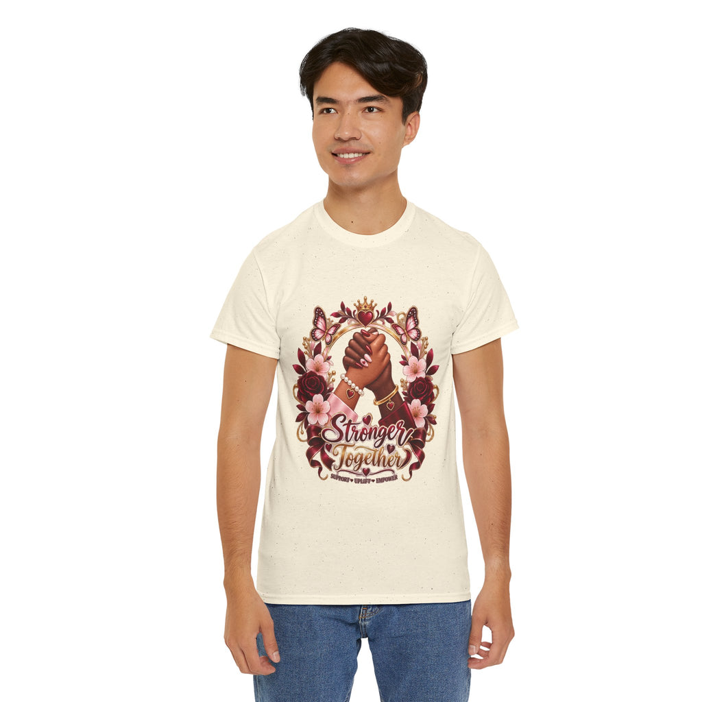 Stronger Together Floral Tee