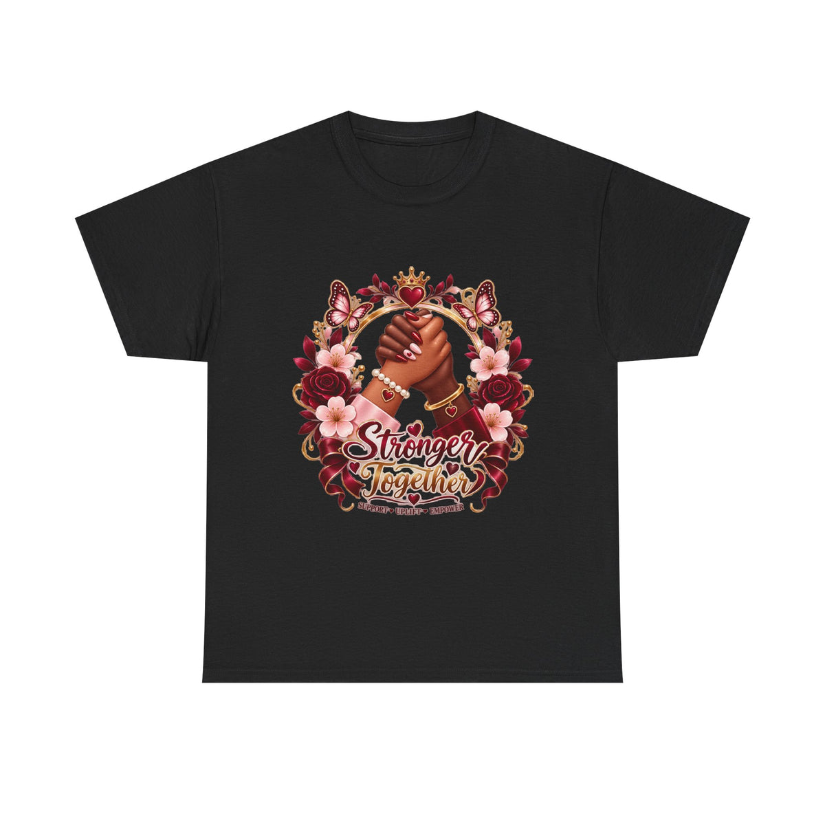 Stronger Together Floral Tee