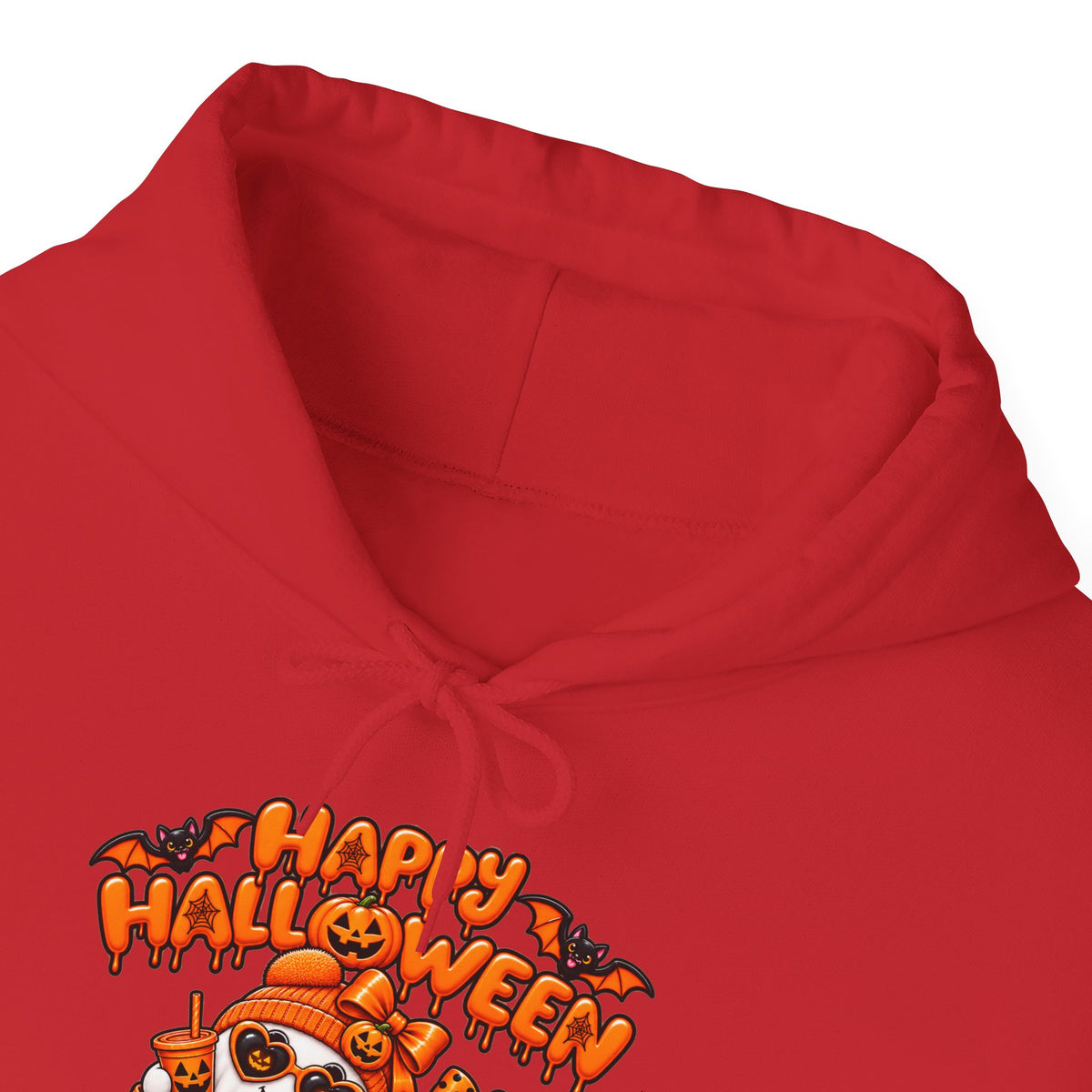 Halloween Cat Hoodie – "Happy Halloween" Pumpkin Cats Graphic