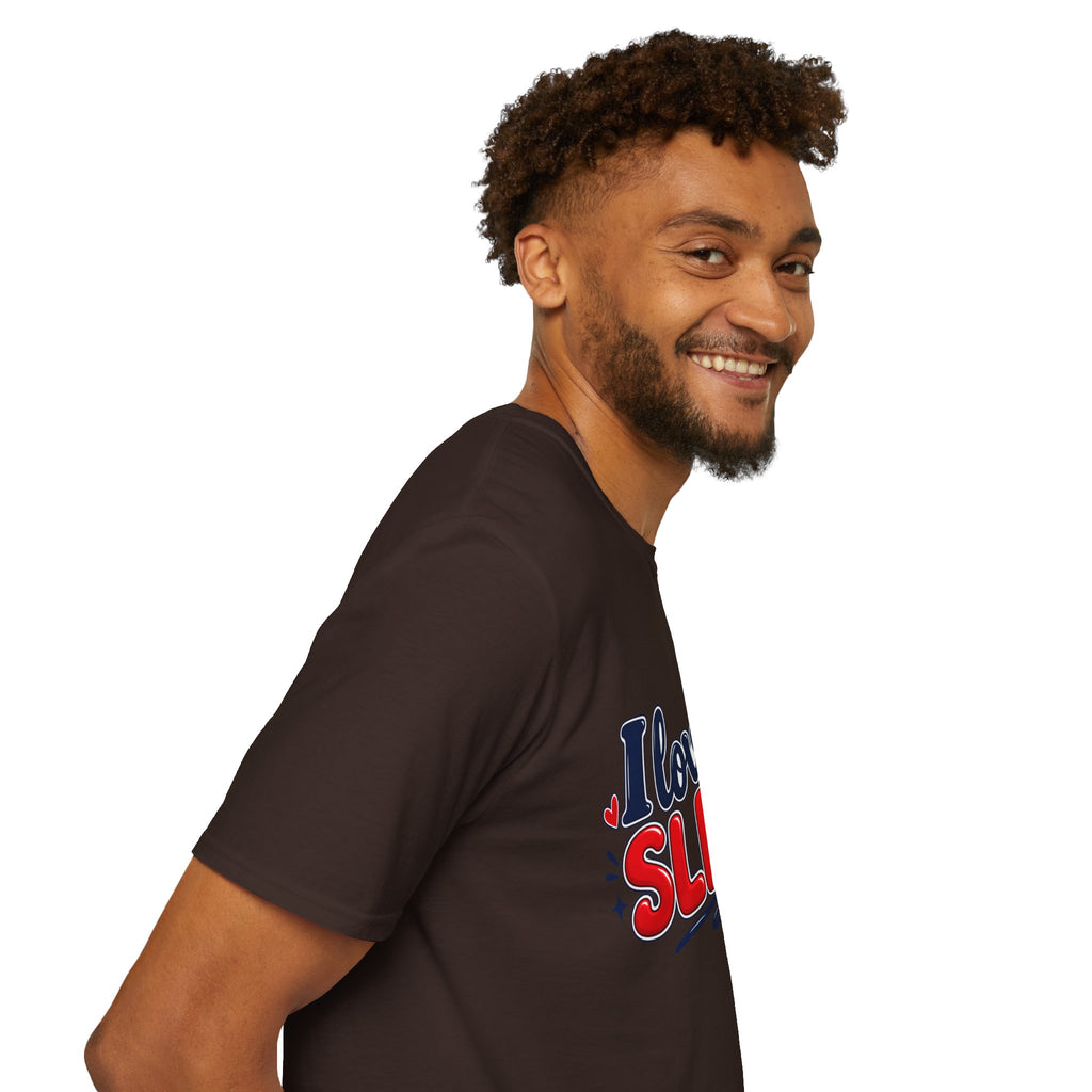 I Love Sleep T-Shirt — Cute Heart Graphic Sleep Lover Tee