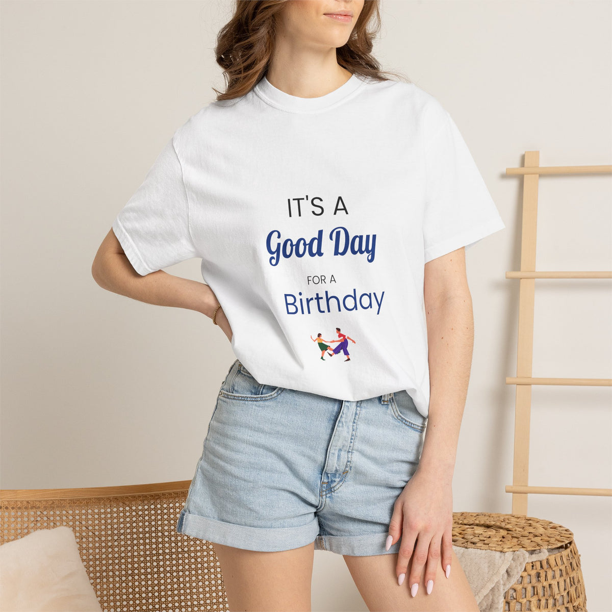 Birthday Graphic T-Shirt - "It's a Good Day for a Birthday"