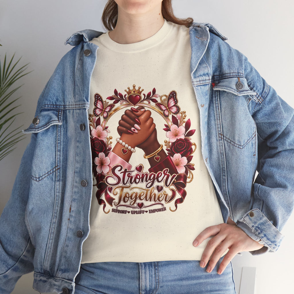 Stronger Together Floral Tee