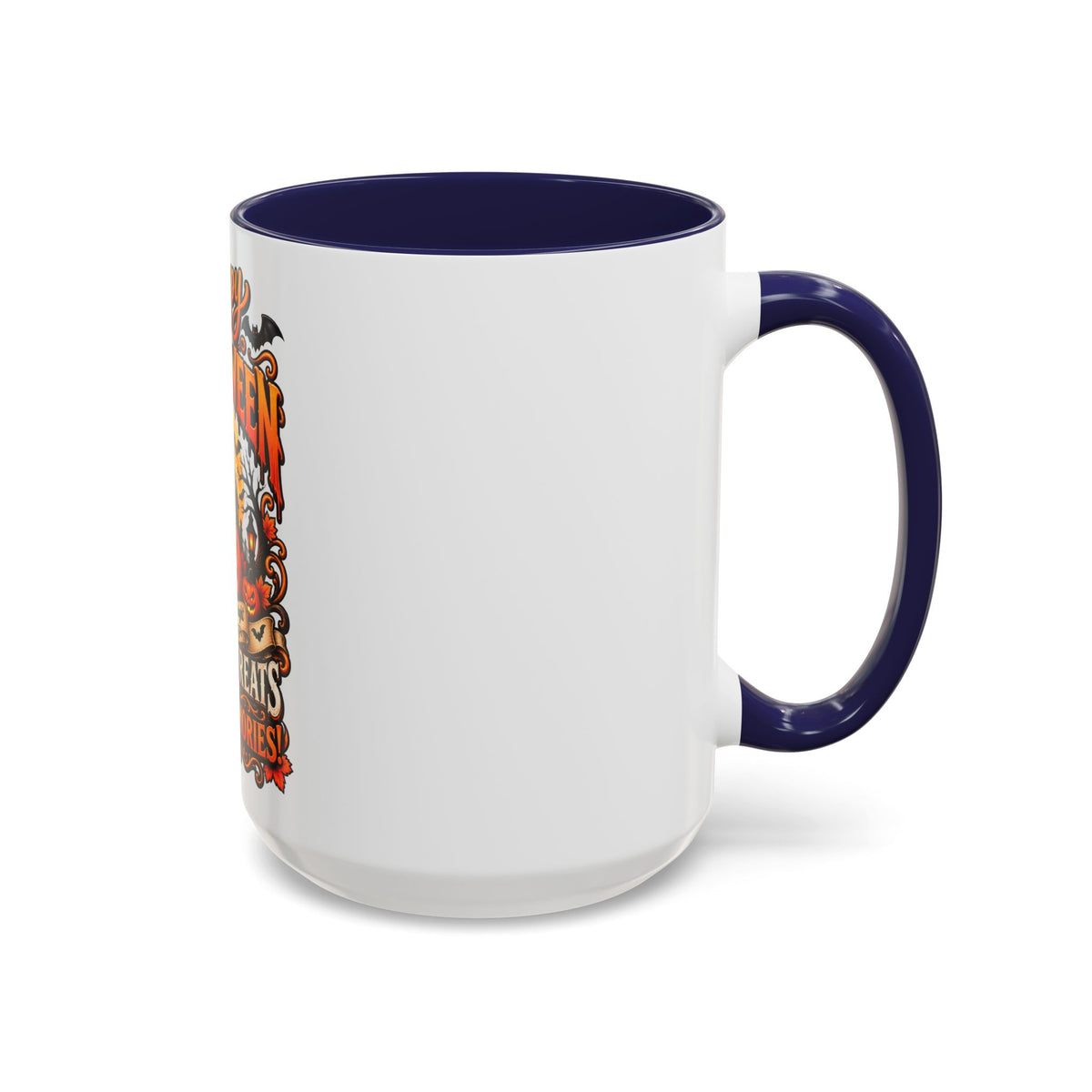 Happy Halloween Coffee Mug — 'Spooks, Treats and Sweet Memories' Accent Mug