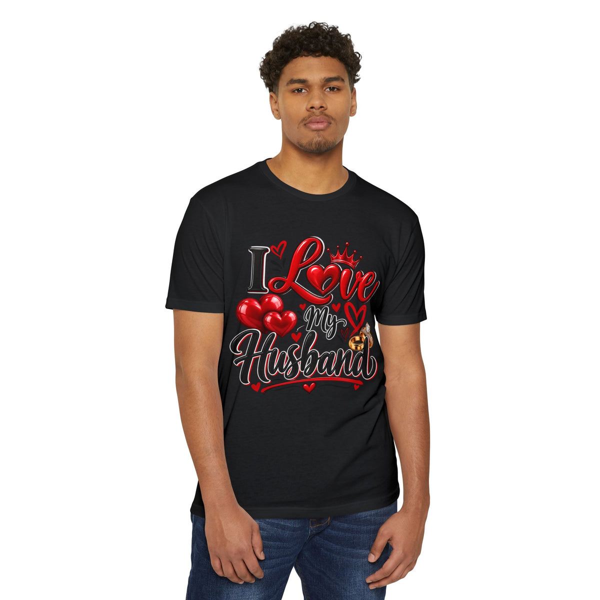 I Love My Husband T-Shirt — Romantic Valentine's Day Tee for Wives