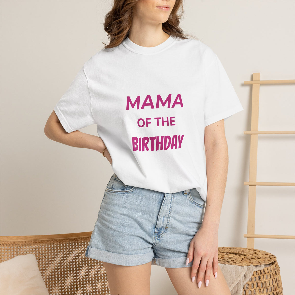 Mama of the Birthday Dude T-Shirt — Mom Birthday Celebration Tee