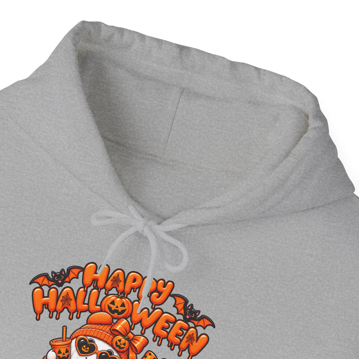 Halloween Cat Hoodie – "Happy Halloween" Pumpkin Cats Graphic