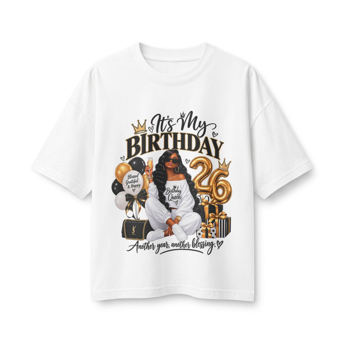 Birthday Queen Tee — "It's My Birthday" 26th Celebration Shirt