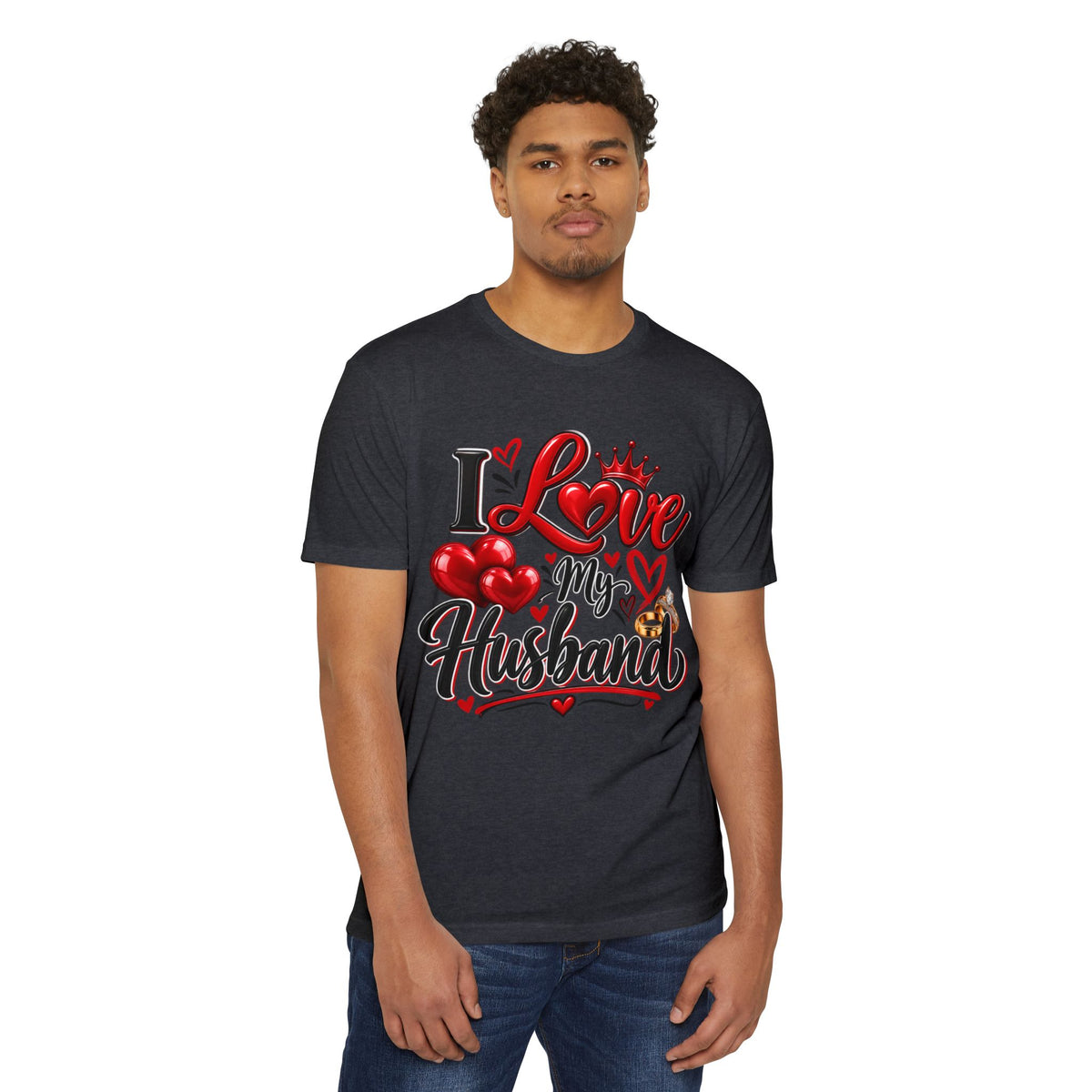 I Love My Husband T-Shirt — Romantic Valentine's Day Tee for Wives