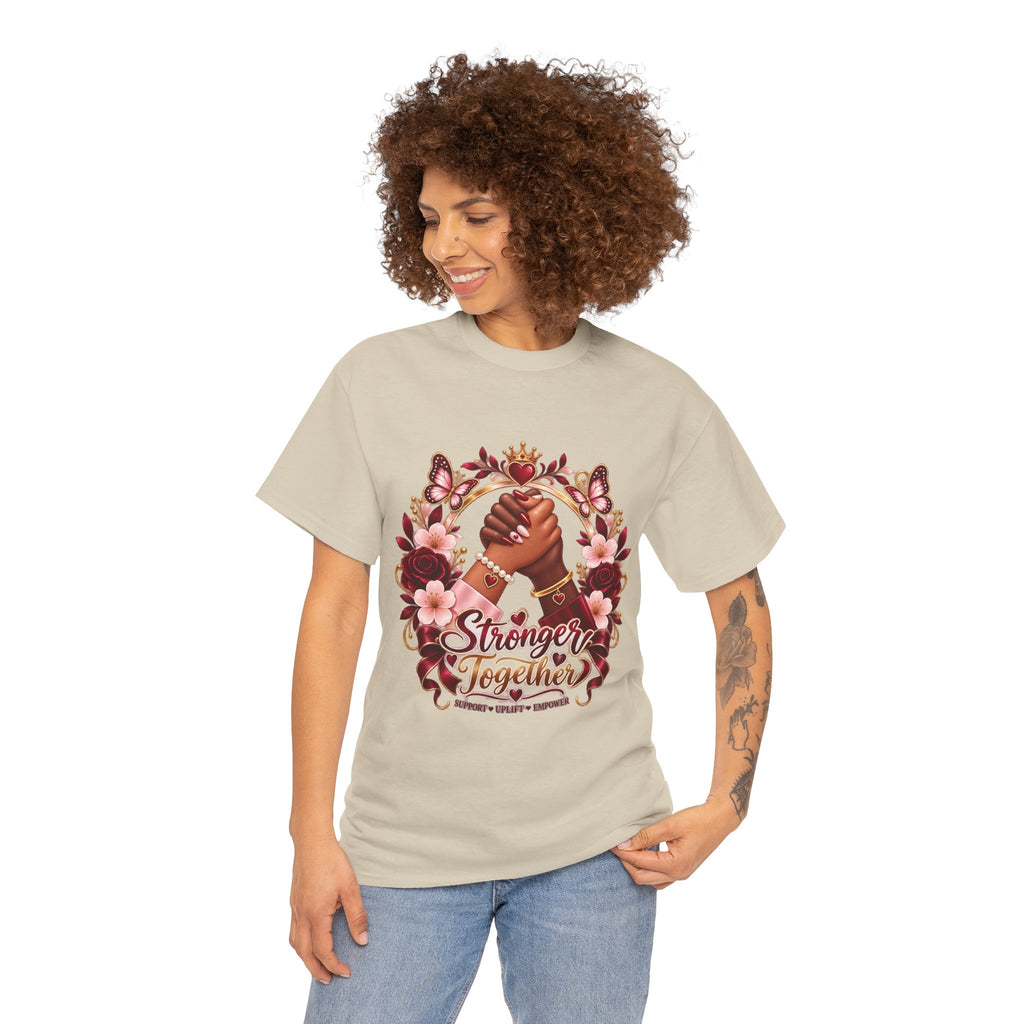 Stronger Together Floral Tee