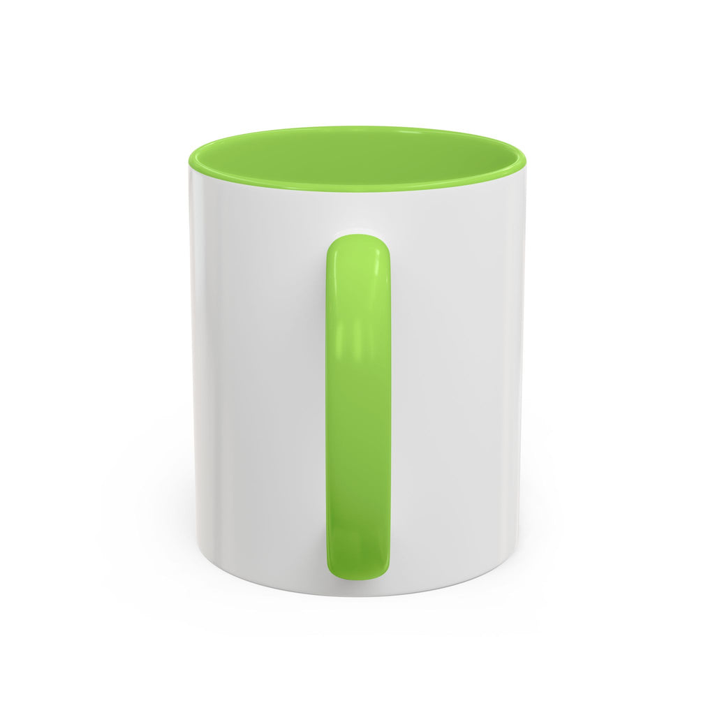Love Green Heart Mug — Decorative 11oz/15oz Ceramic Coffee Cup