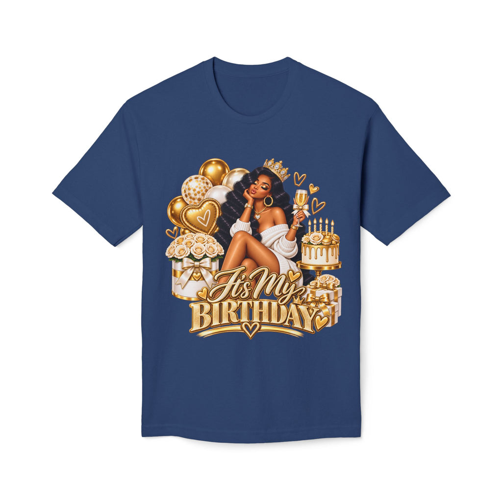 Birthday Queen T-Shirt – "It's My Birthday" Gold Party Design