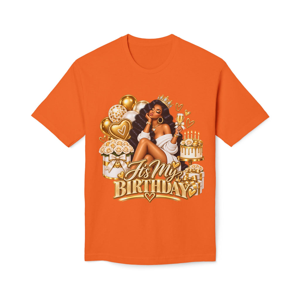 Birthday Queen T-Shirt – "It's My Birthday" Gold Party Design