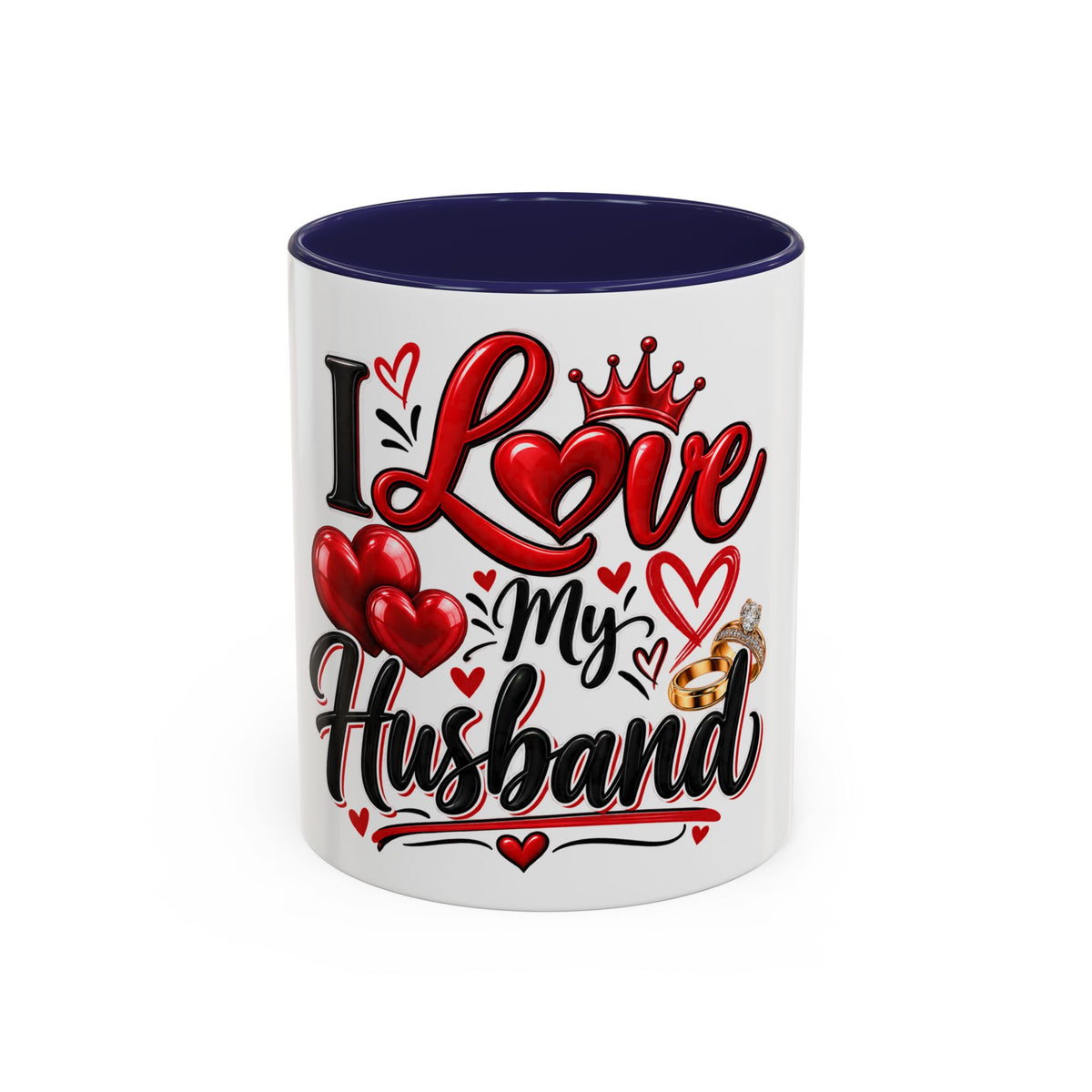 I Love My Husband Accent Coffee Mug – Romantic Valentine’s Day Gift