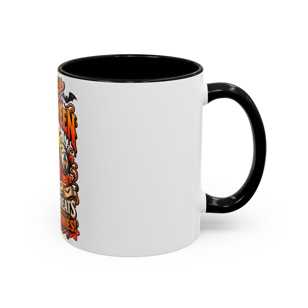 Happy Halloween Coffee Mug — 'Spooks, Treats and Sweet Memories' Accent Mug